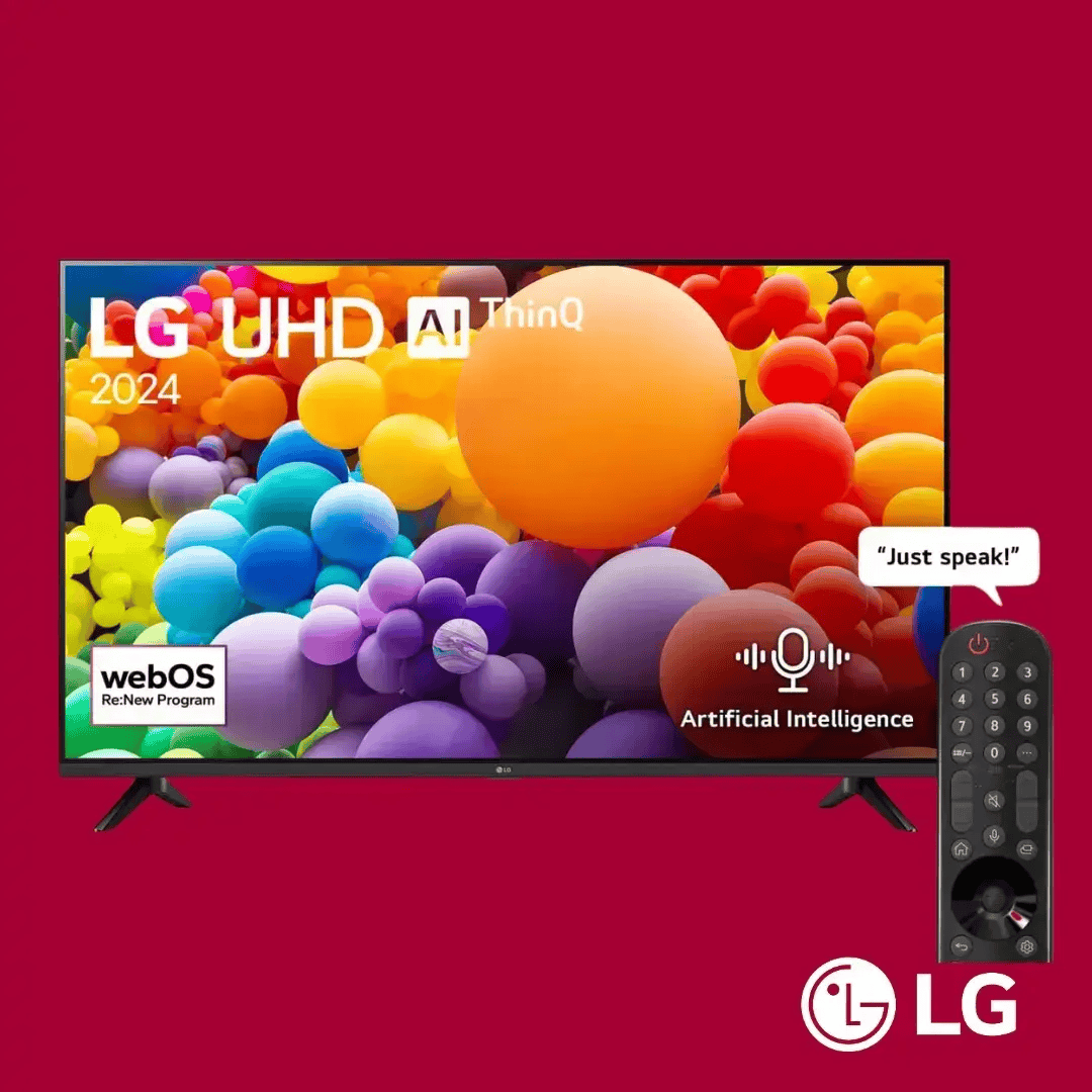 LG TV UHD 43 Inch UT73 4K Smart, AI Magic remote HDR10 webOS24 43UT73006LA