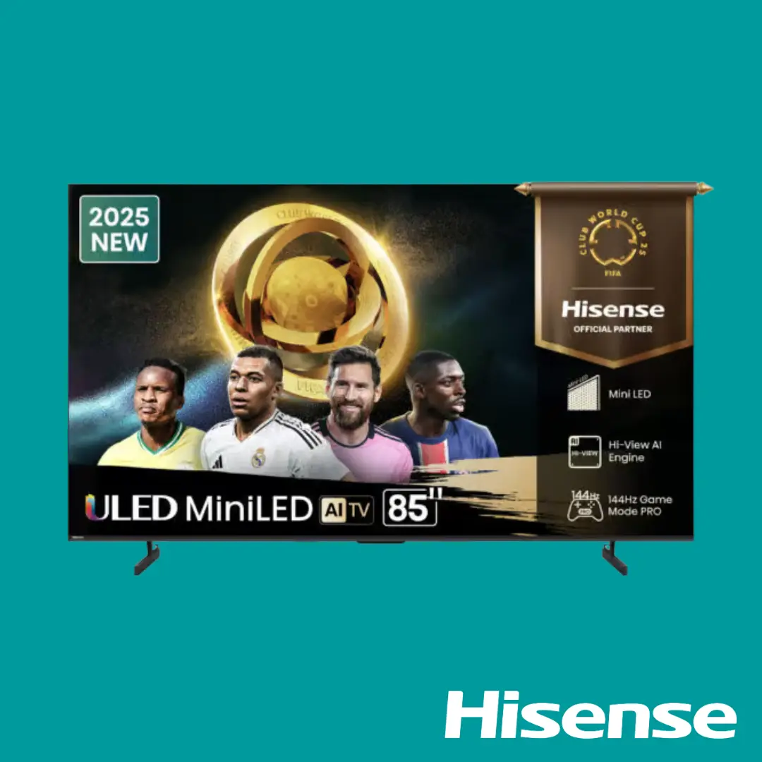 Hisense TV ULED 85 Inch U7Q 4K Smart TV Mini-LED 144Hz VRR QLED Gaming TV HISTV85U7Q