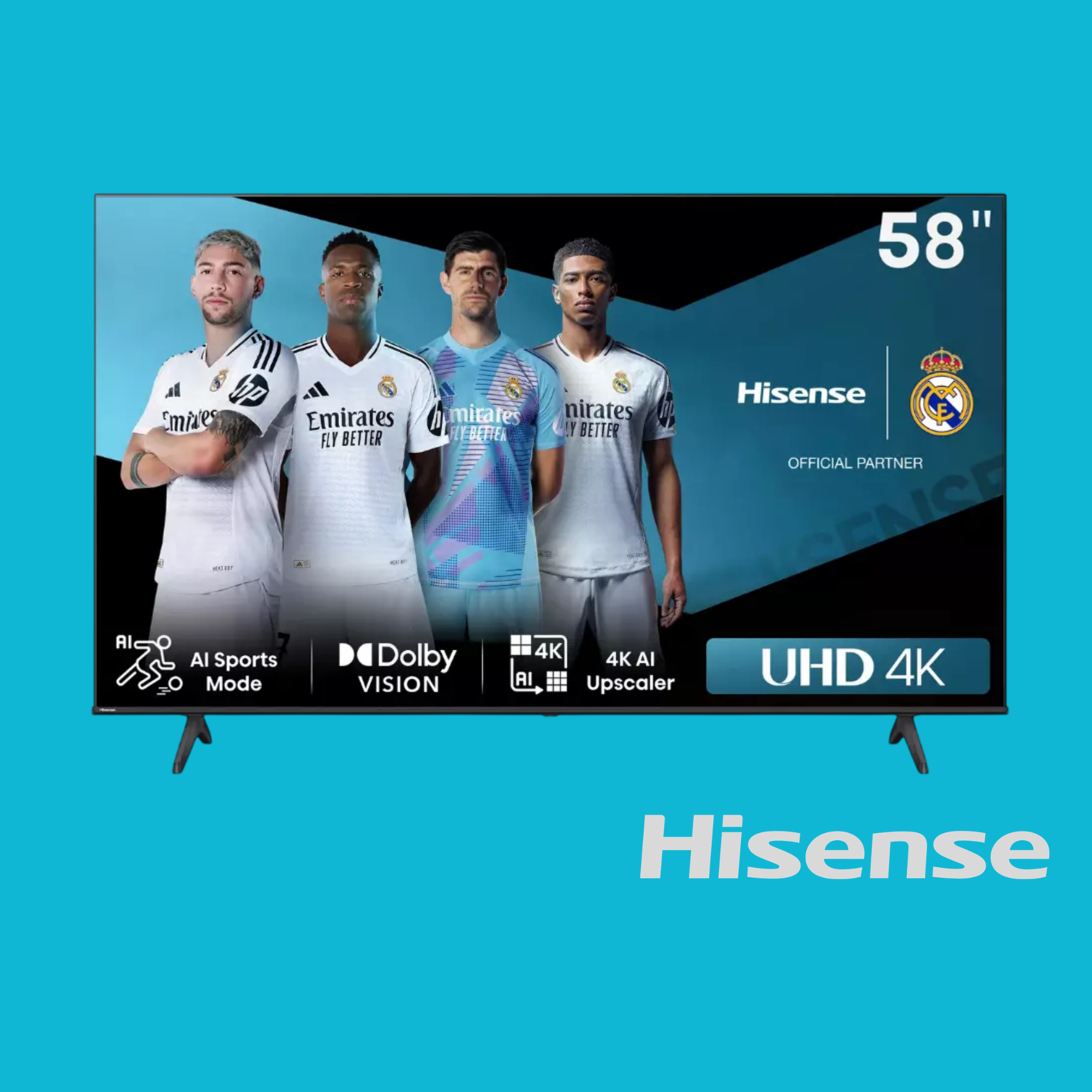 Hisense TV UHD 58 Inch A6N 4K Smart HISTV58A6N
